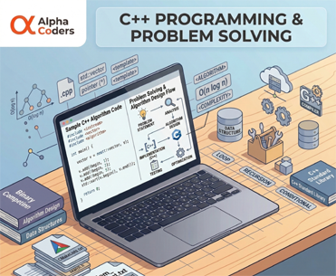 C++ programming and problem solving course at AlphaCoders training institute in Rohini, Delhi