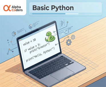 Python programming course training at AlphaCoders coding institute in Rohini, Delhi